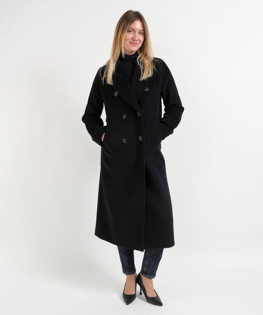 Cappotti CHIARULLI Cappotto lungo Mirna Blu | CHIARULLI