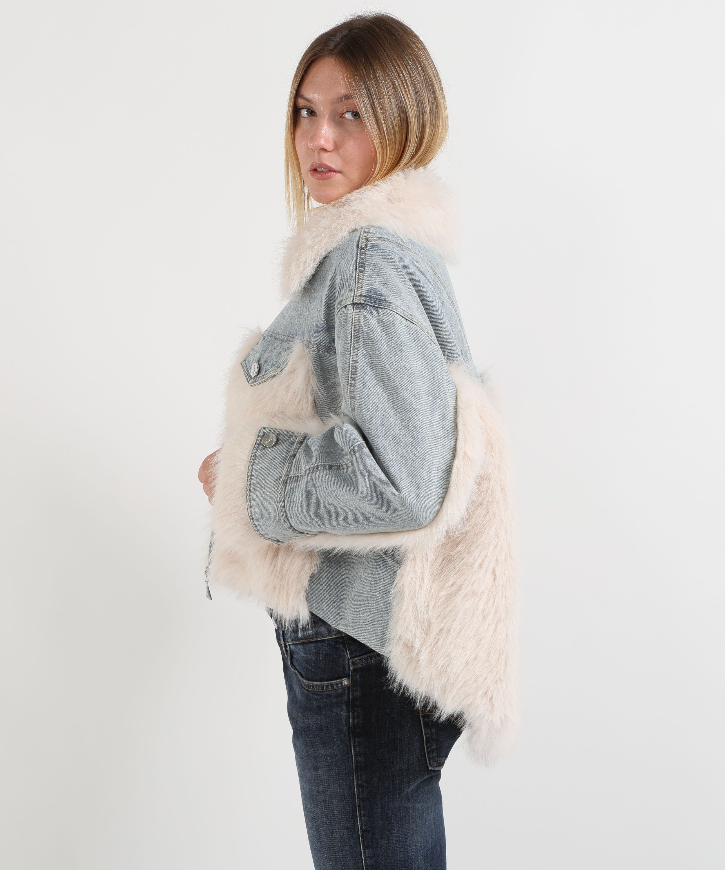 Giacconi SILENCE LIMITED boston ecofur Denim | SILENCE LIMITED