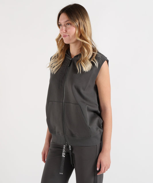Gilet 'S MAX MARA Felpa smanicata ballo Grigio scuro | 'S MAX MARA
