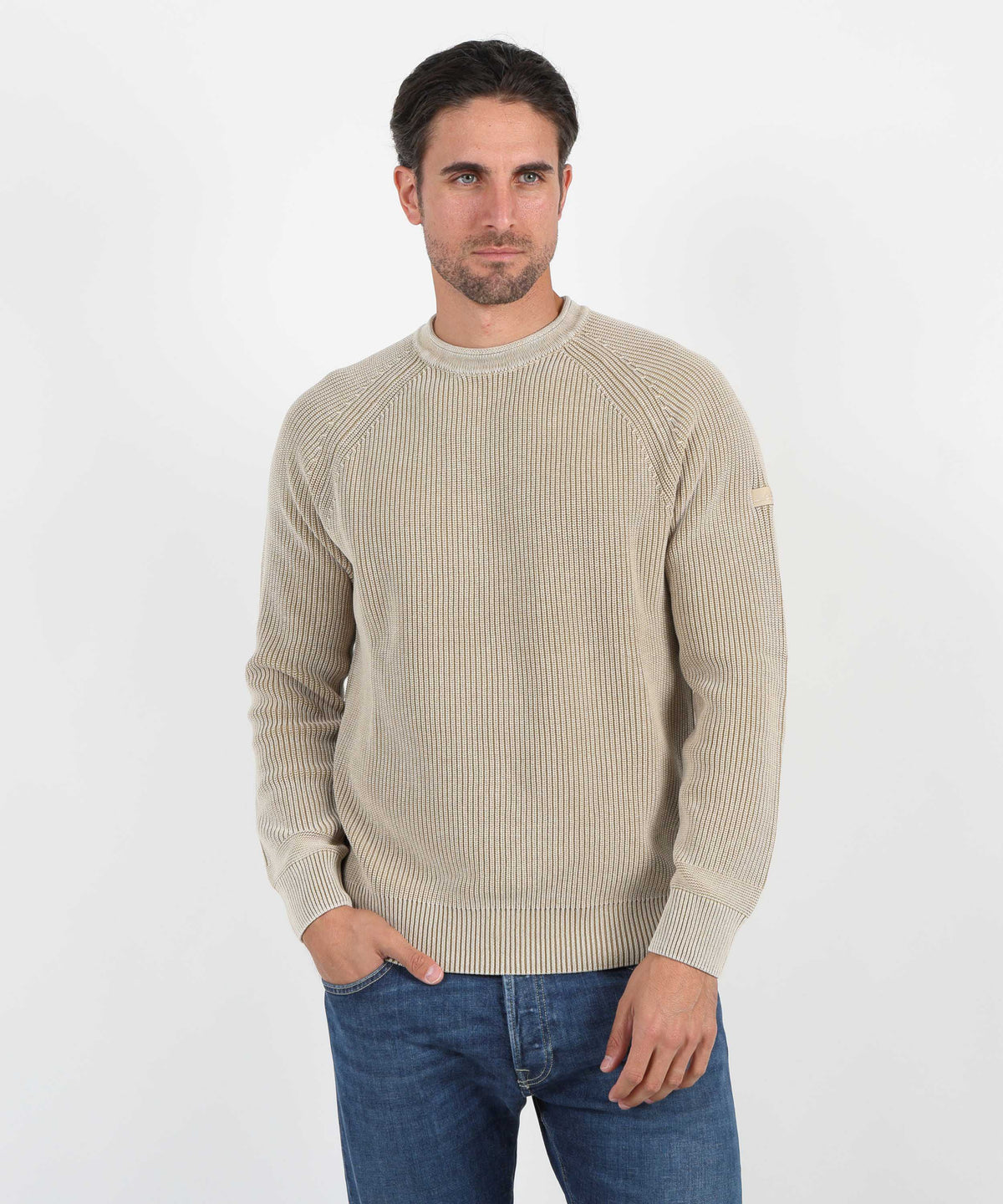 Maglie HESKIMO Maglia costa inglese Beige | HESKIMO