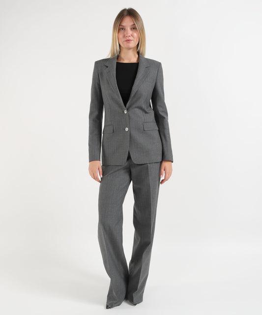 Tailleur TAGLIATORE Tailleur a Spina di Pesce con Righe Gessate Grigio | TAGLIATORE