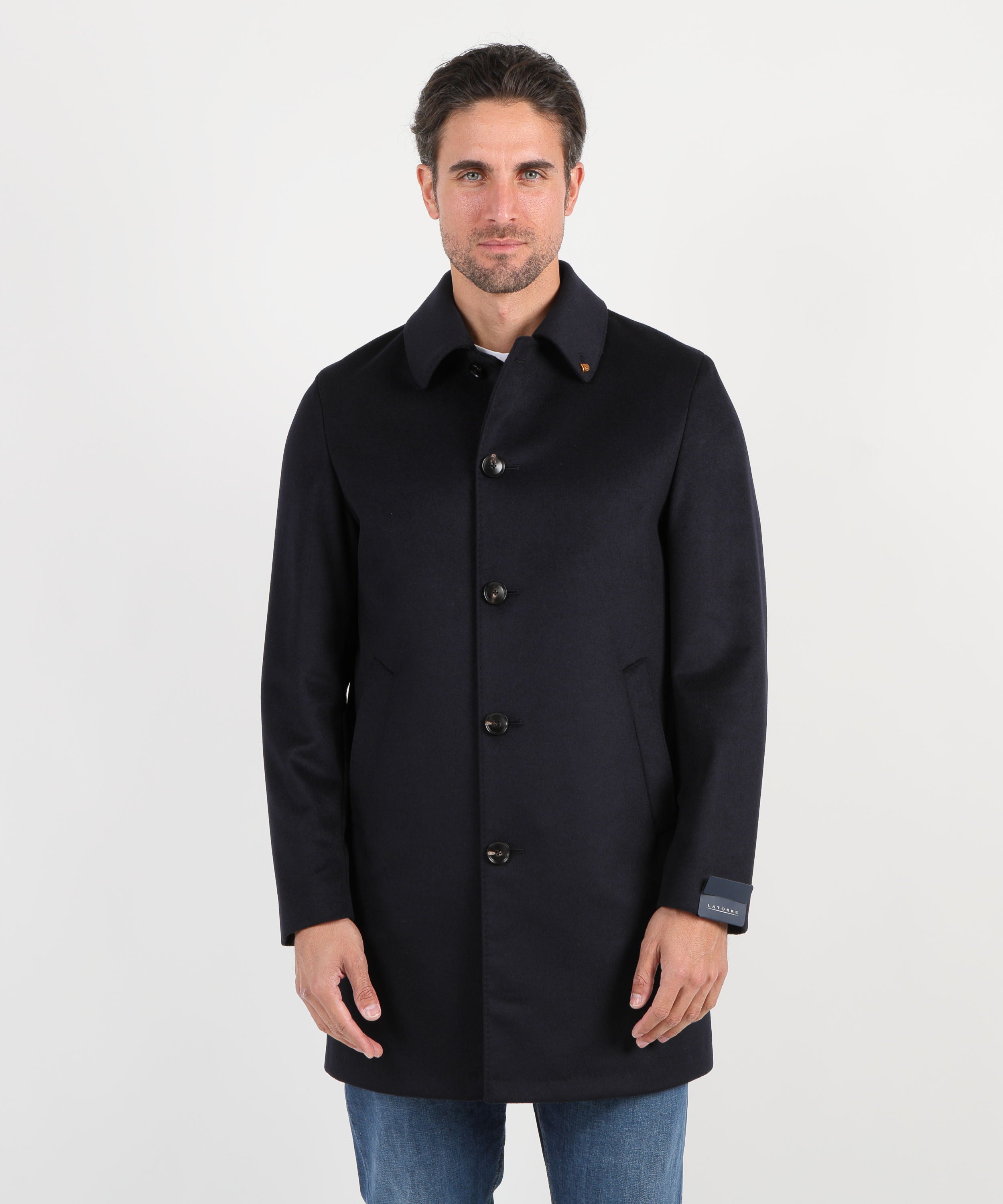 Cappotti LATORRE Cappotto gusto inglese Blu | LATORRE