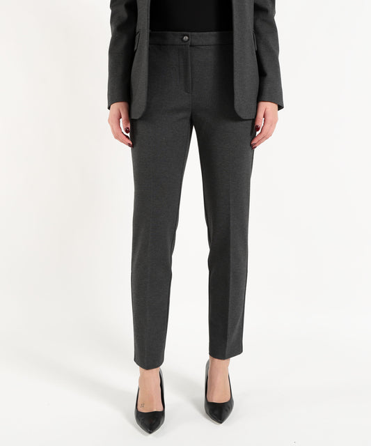 Trousers PINKO Straight-Leg Trousers Grigio | PINKO
