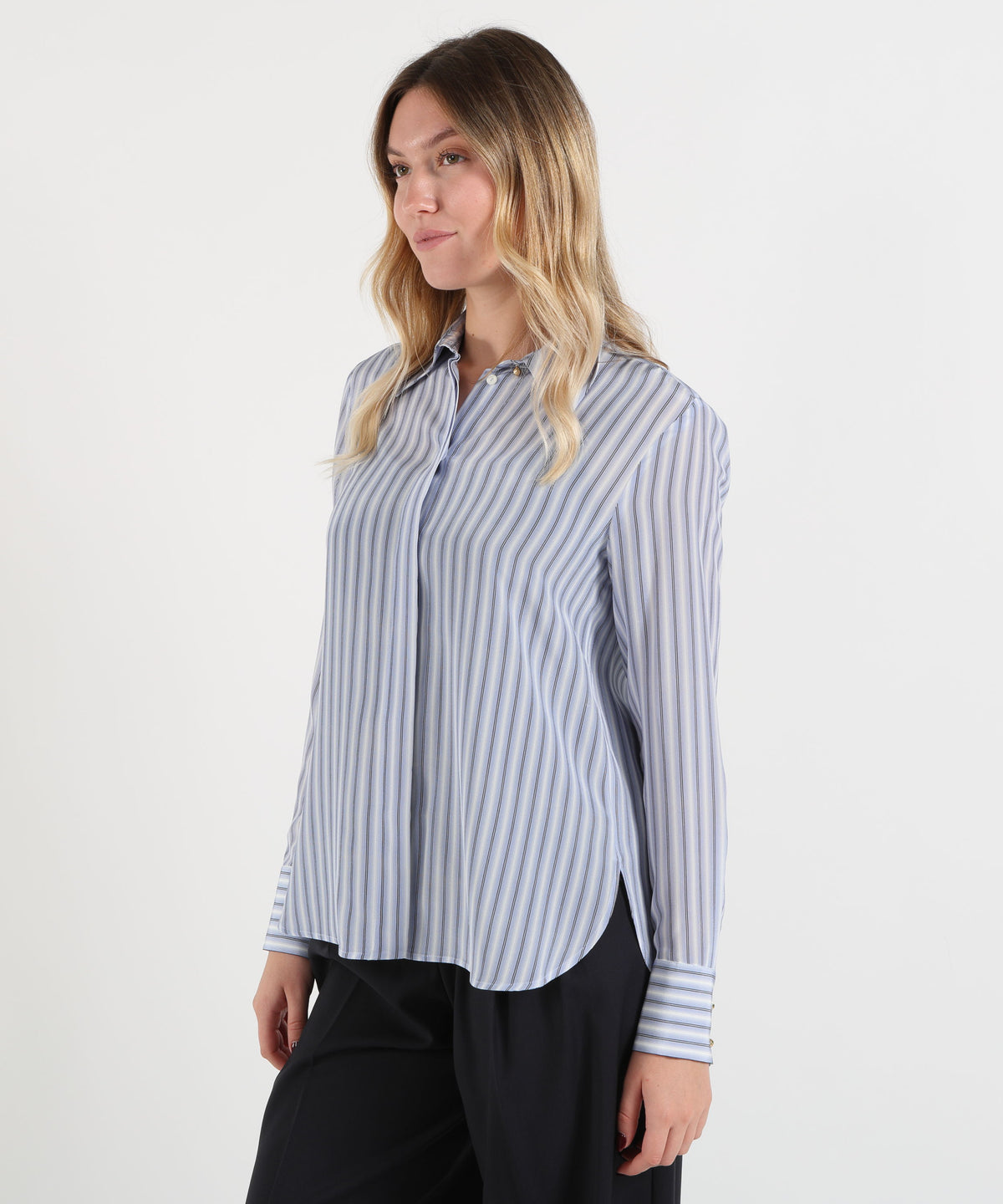 Shirts MAX MARA studio Riga azzurra | MAX MARA studio