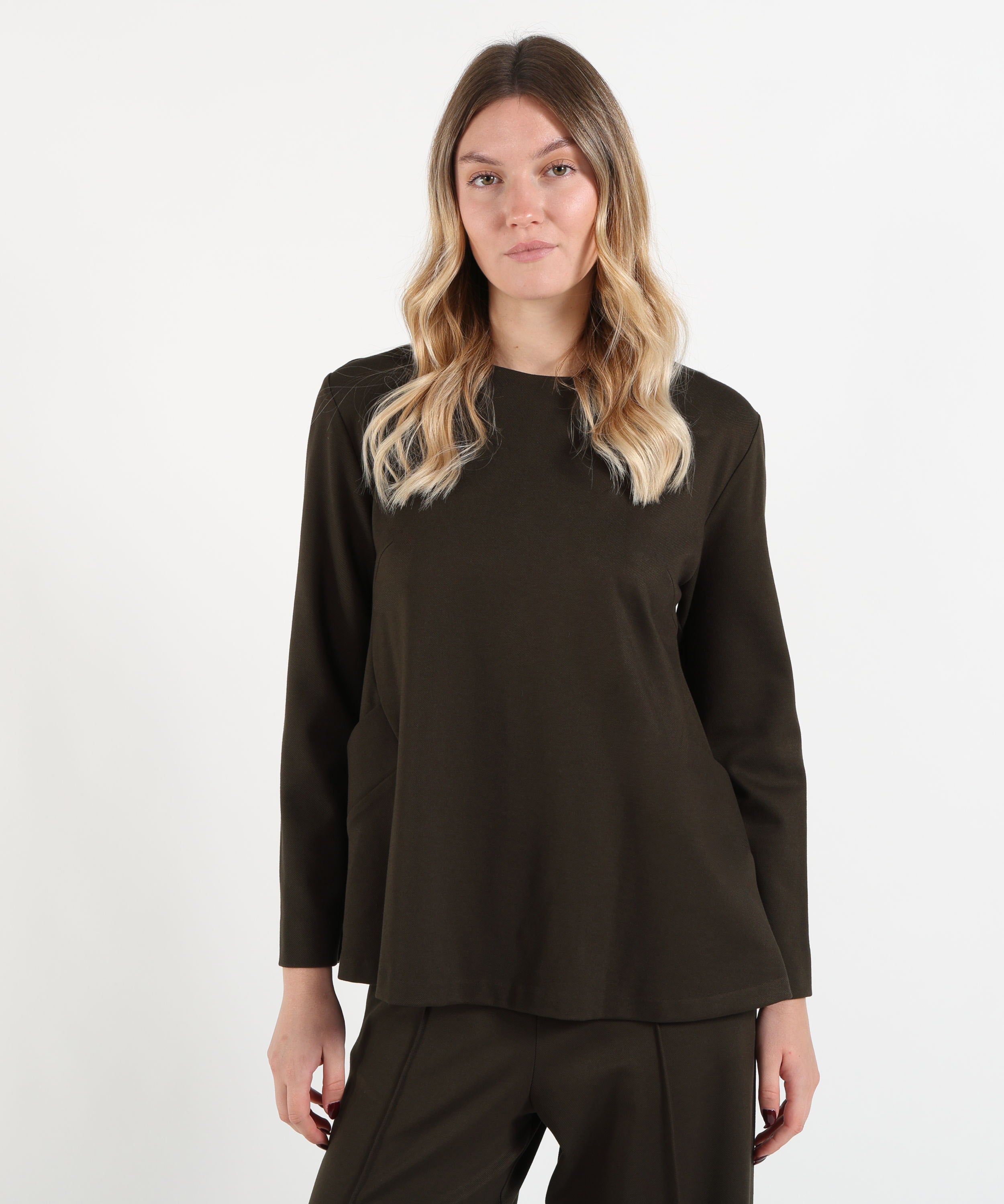 Bluse MEIMEI Maglia svasata Militare | MEIMEI
