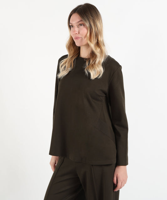 Bluse MEIMEI Maglia svasata Militare | MEIMEI