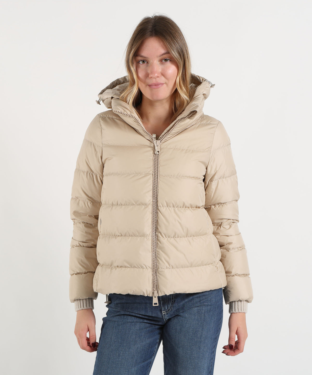 HERNO GIACCA CON COLLO ALTO IN NYLON CHAMONIX