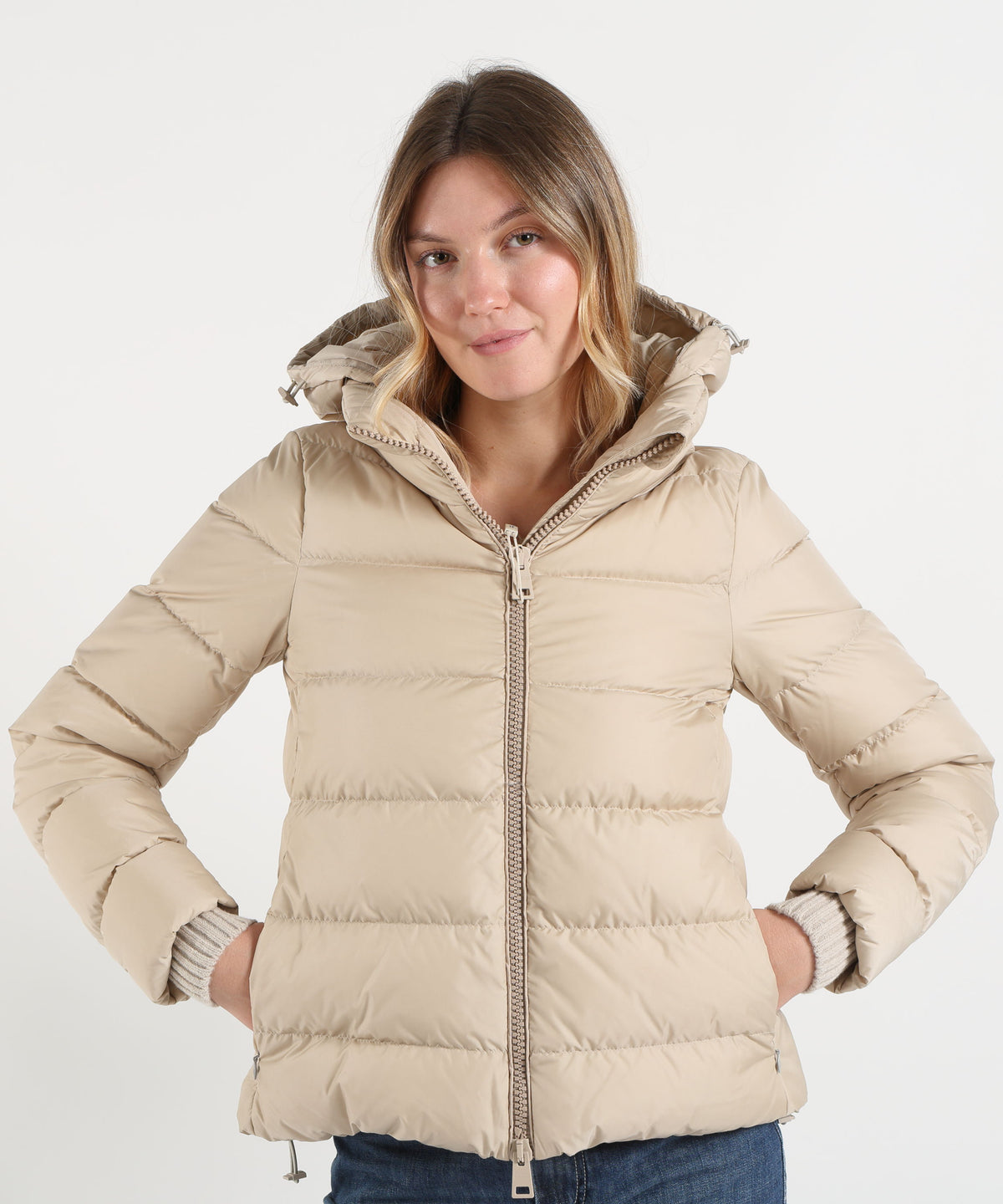 HERNO GIACCA CON COLLO ALTO IN NYLON CHAMONIX