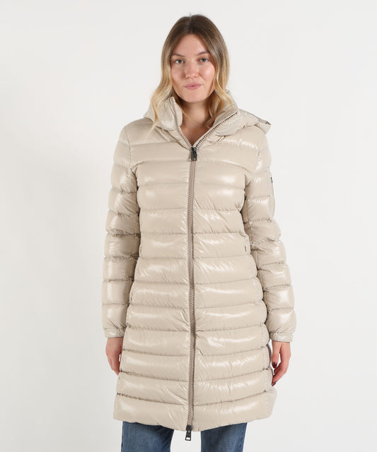 Puffer jackets HERNO Glossy Nylon Padded Coat Chantilly | HERNO