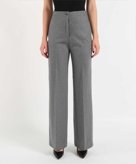 SEVENTY  Relaxed-Fit Long Flannel Trousers