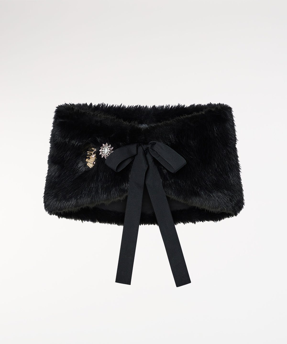 LIUJO BLACK Stola in pelliccia sintetica