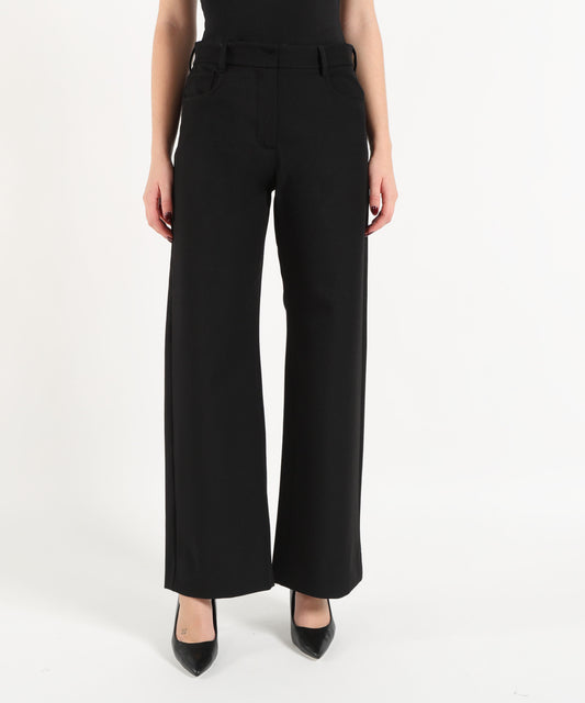 Trousers 'S MAX MARA Men’s Regular-Fit Stretch Cotton Trousers Nero | 'S MAX MARA