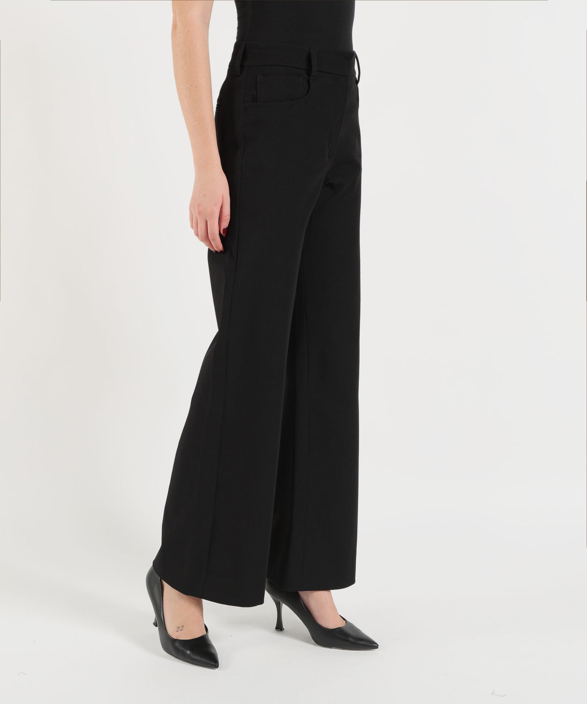 Trousers 'S MAX MARA Men’s Regular-Fit Stretch Cotton Trousers Nero | 'S MAX MARA