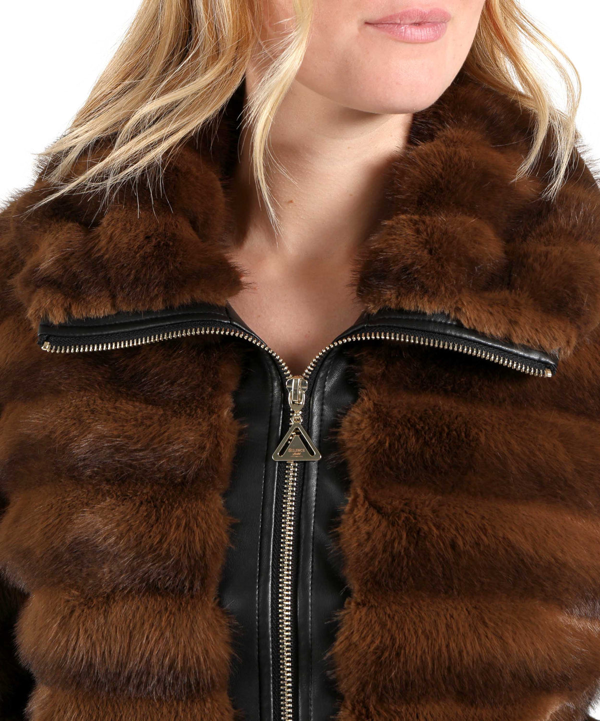Fur coats SILENCE LIMITED Marrone | SILENCE LIMITED