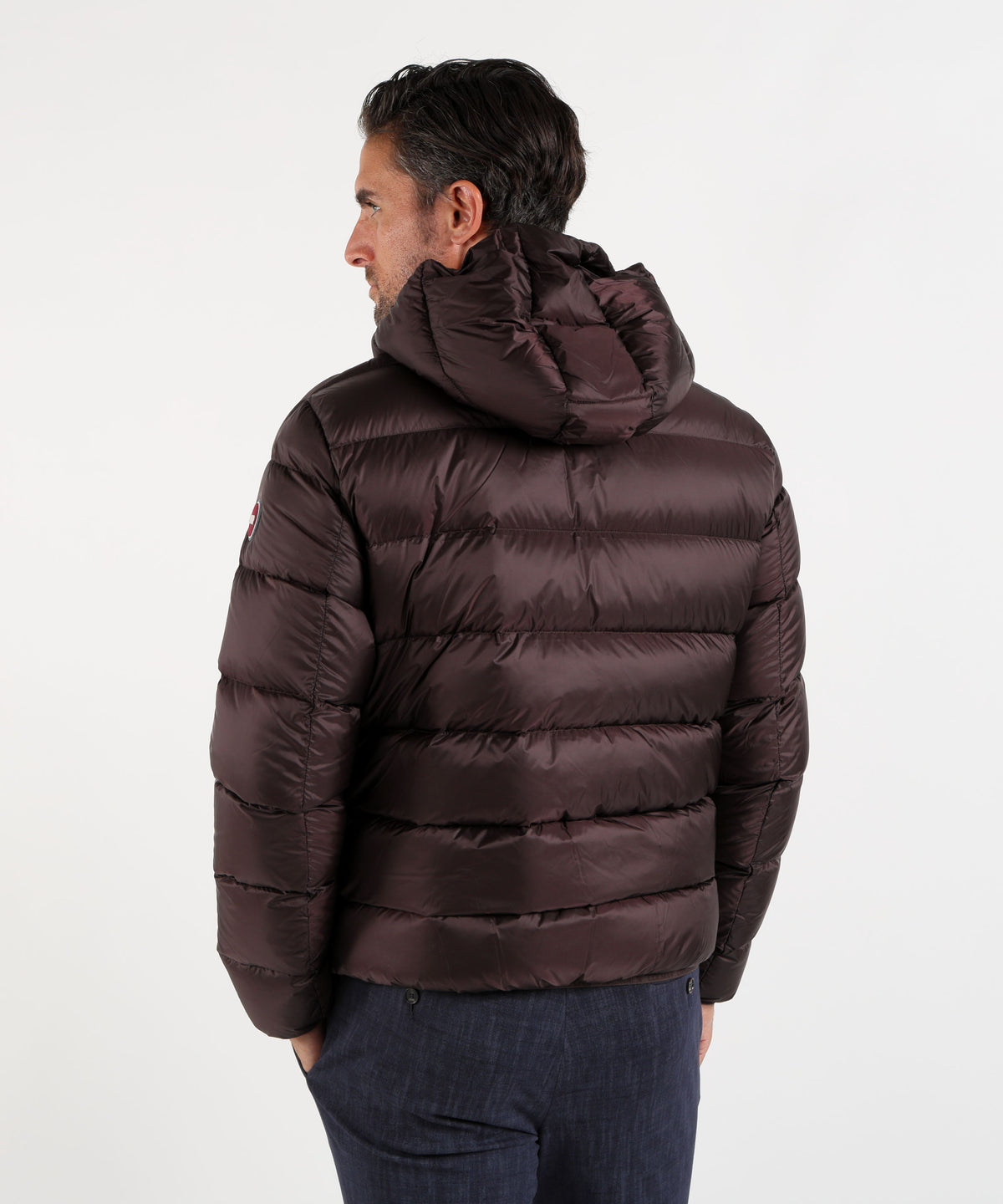 Jackets COLMAR 130g Puffer Jacket with Detachable Hood Marrone scuro | COLMAR