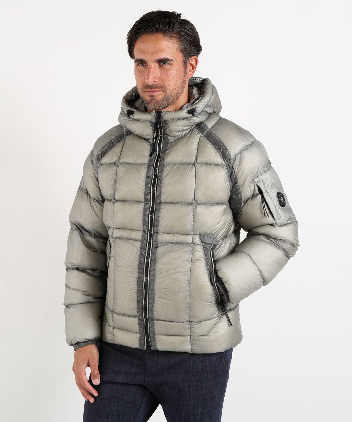 C.P. COMPANY D.D. Shell Hooded Puffer Jacket