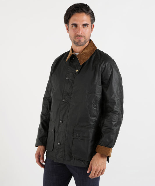 Giacche BARBOUR ASHBY WAX JACKET Verde | BARBOUR