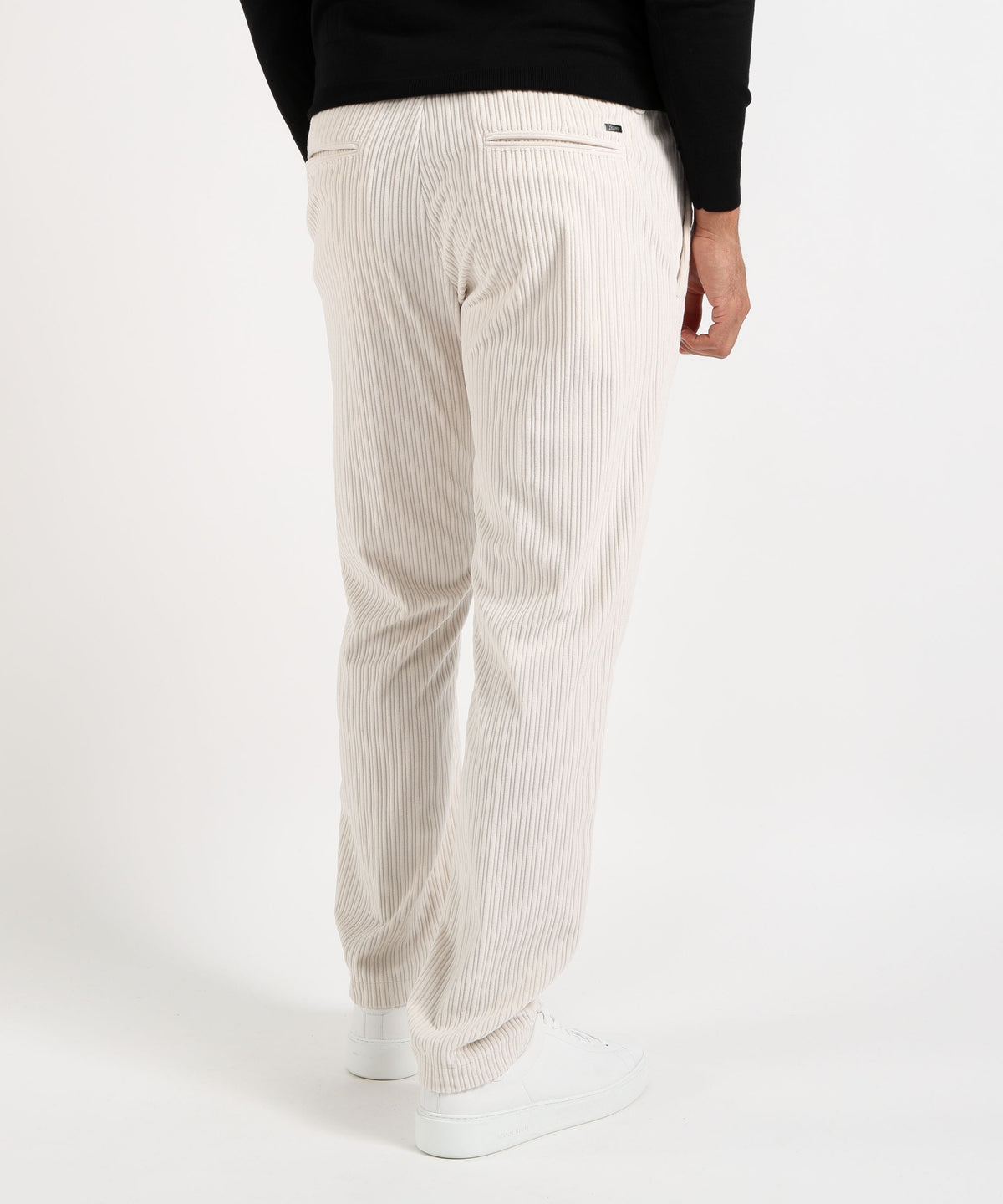 HERNO PANTALONI IN VELLUTO A COSTE