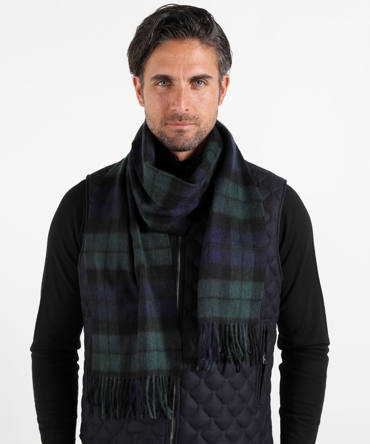 BARBOUR Sciarpa new check tartan