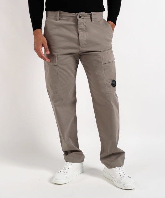 Cargo C.P. COMPANY Stretch Sateen Regular Cargo Pants Grigio | C.P. COMPANY
