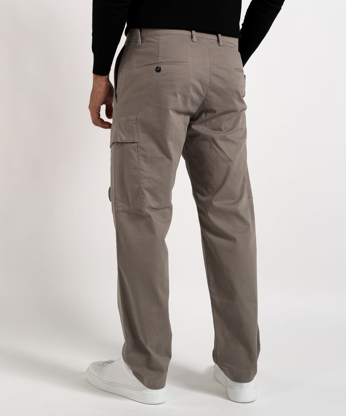 Cargo C.P. COMPANY Stretch Sateen Regular Cargo Pants Grigio | C.P. COMPANY