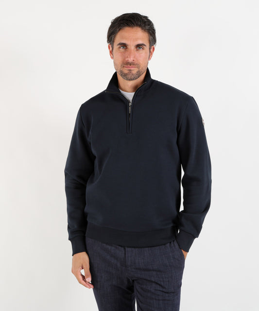 Sweatshirts COLMAR Men’s Colmar Originals Fleece Cotton Sweatshirt Navy | COLMAR