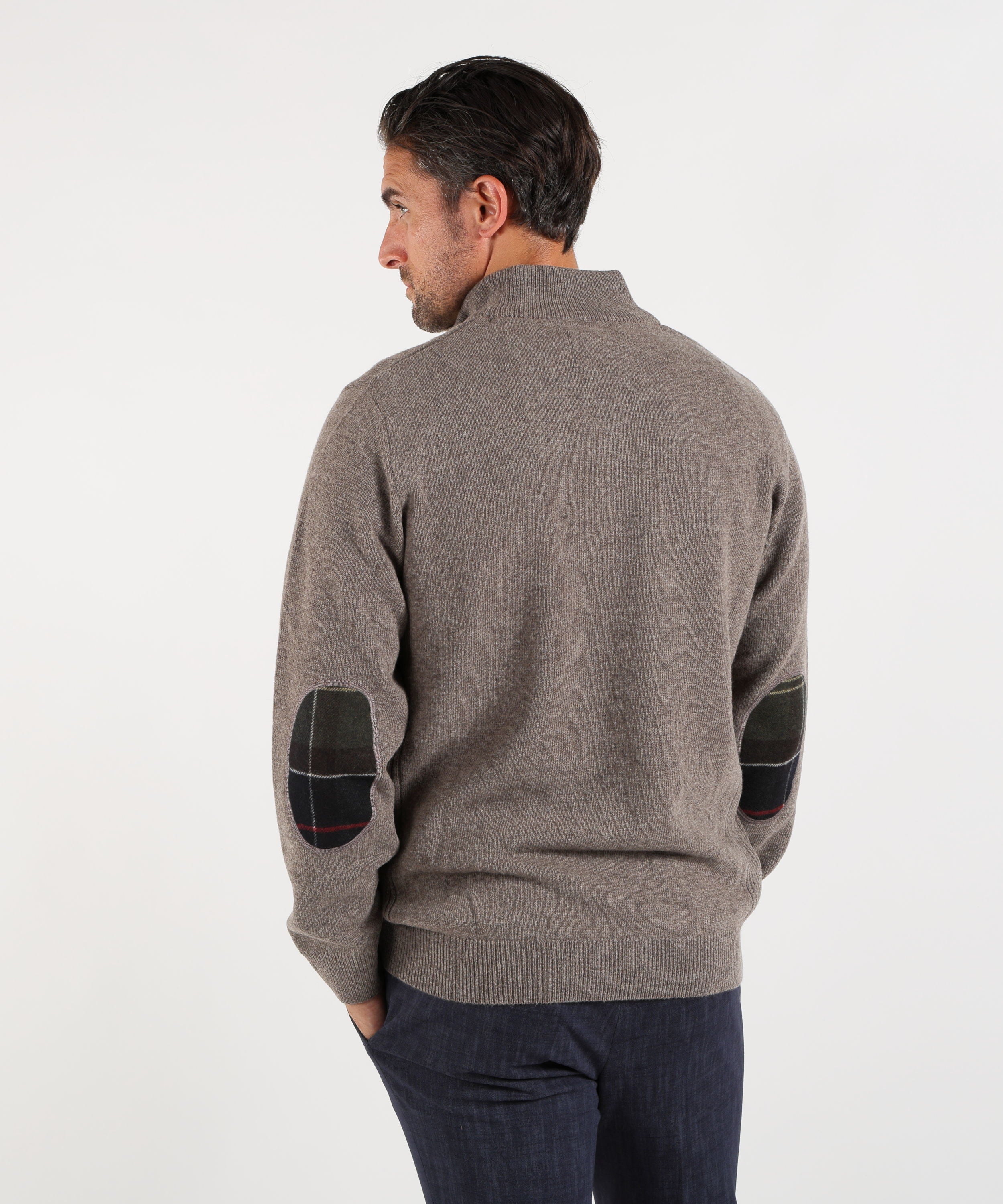 Maglie BARBOUR Maglia con mezza zip Holden Oliva | BARBOUR