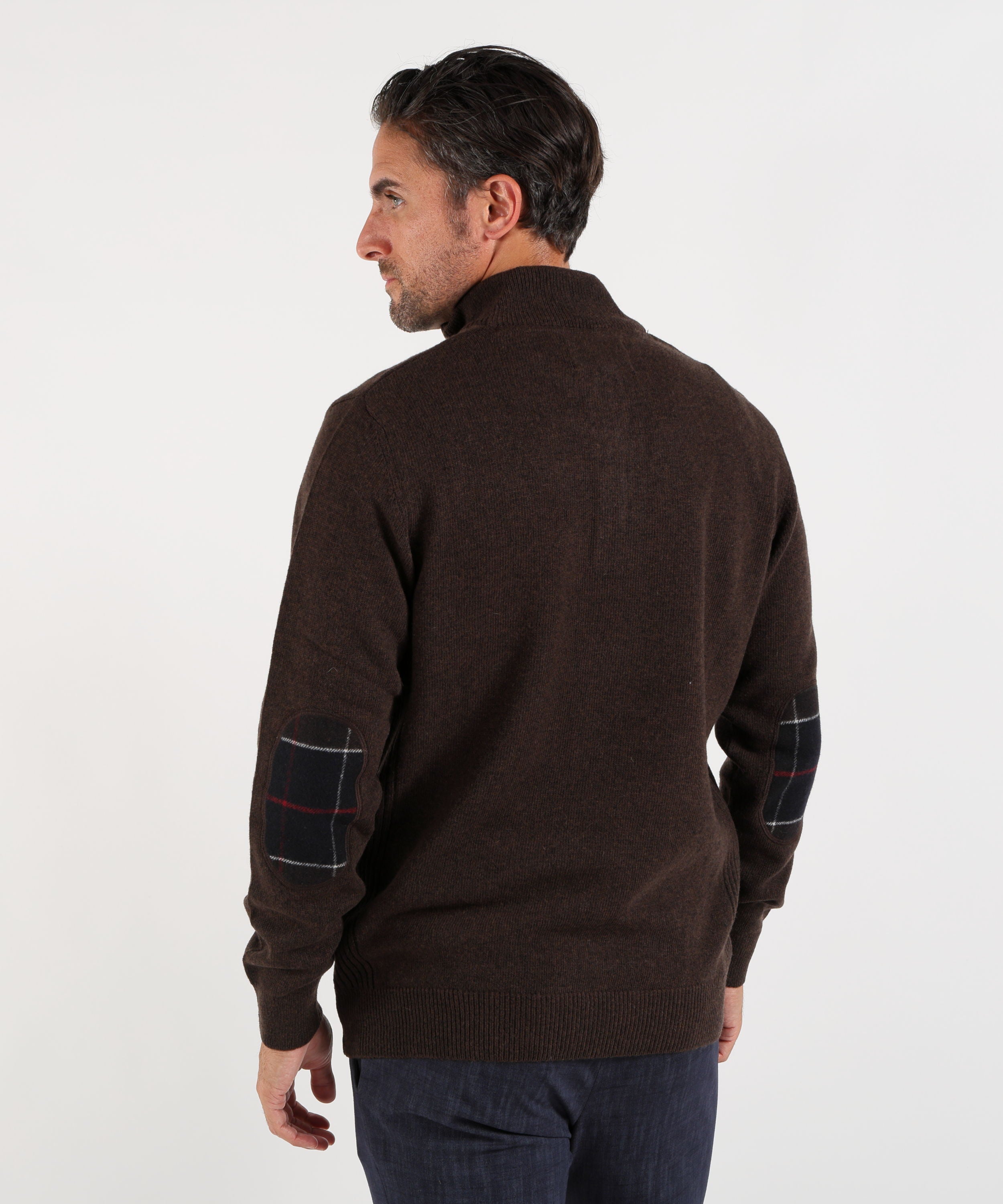 Maglie BARBOUR Maglia con mezza zip Holden Testa di moro | BARBOUR