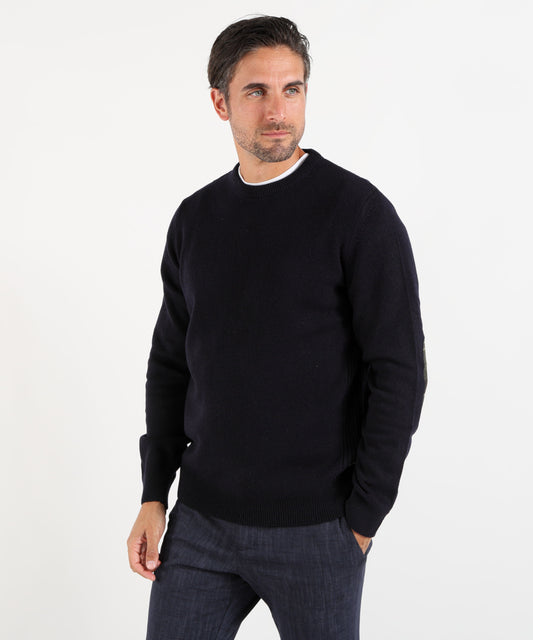 Maglie BARBOUR Maglione girocollo Holden Navy | BARBOUR