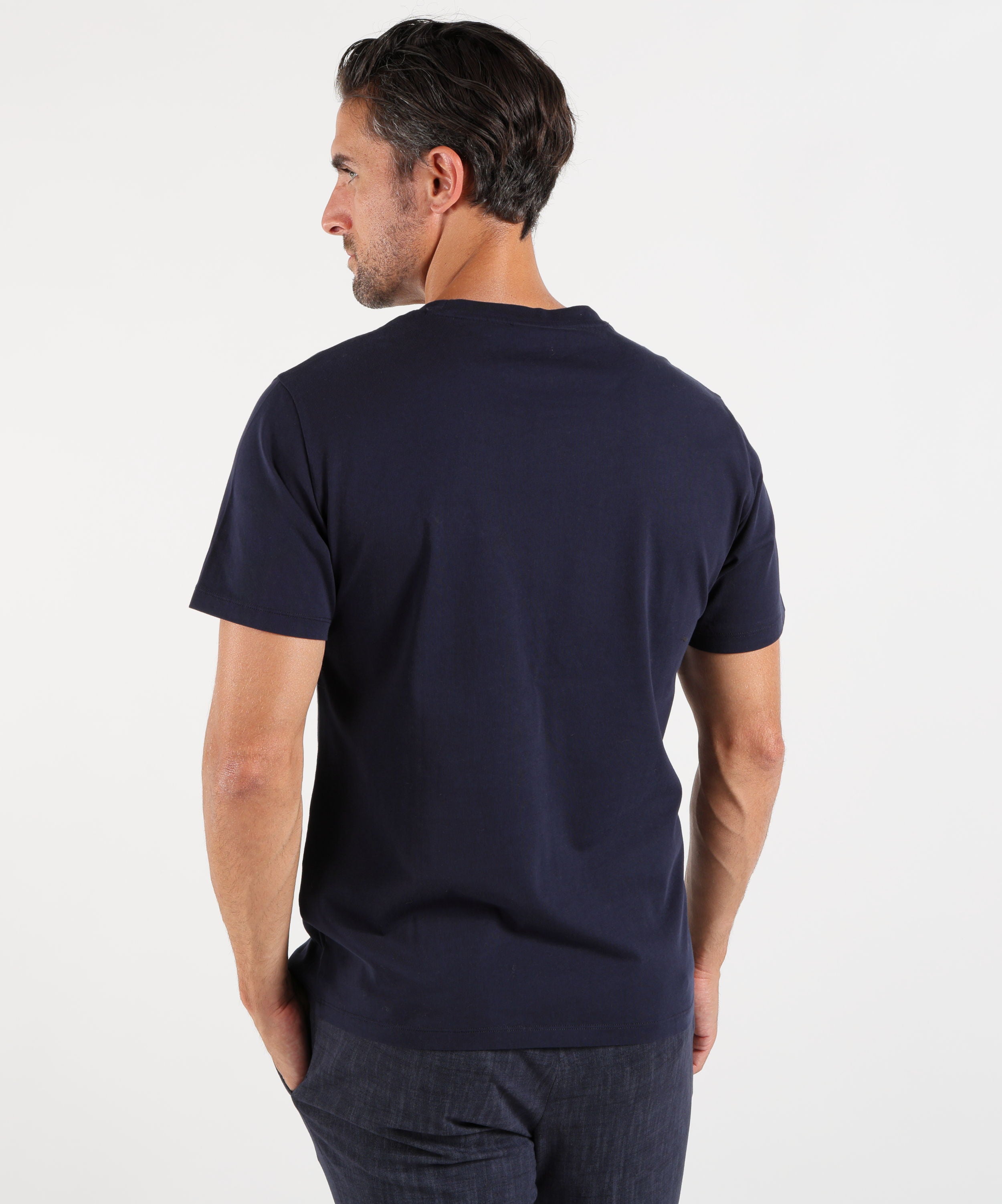 T-shirt SUN 68 T-shirt in cotone con logo fluo Blu navy | SUN 68