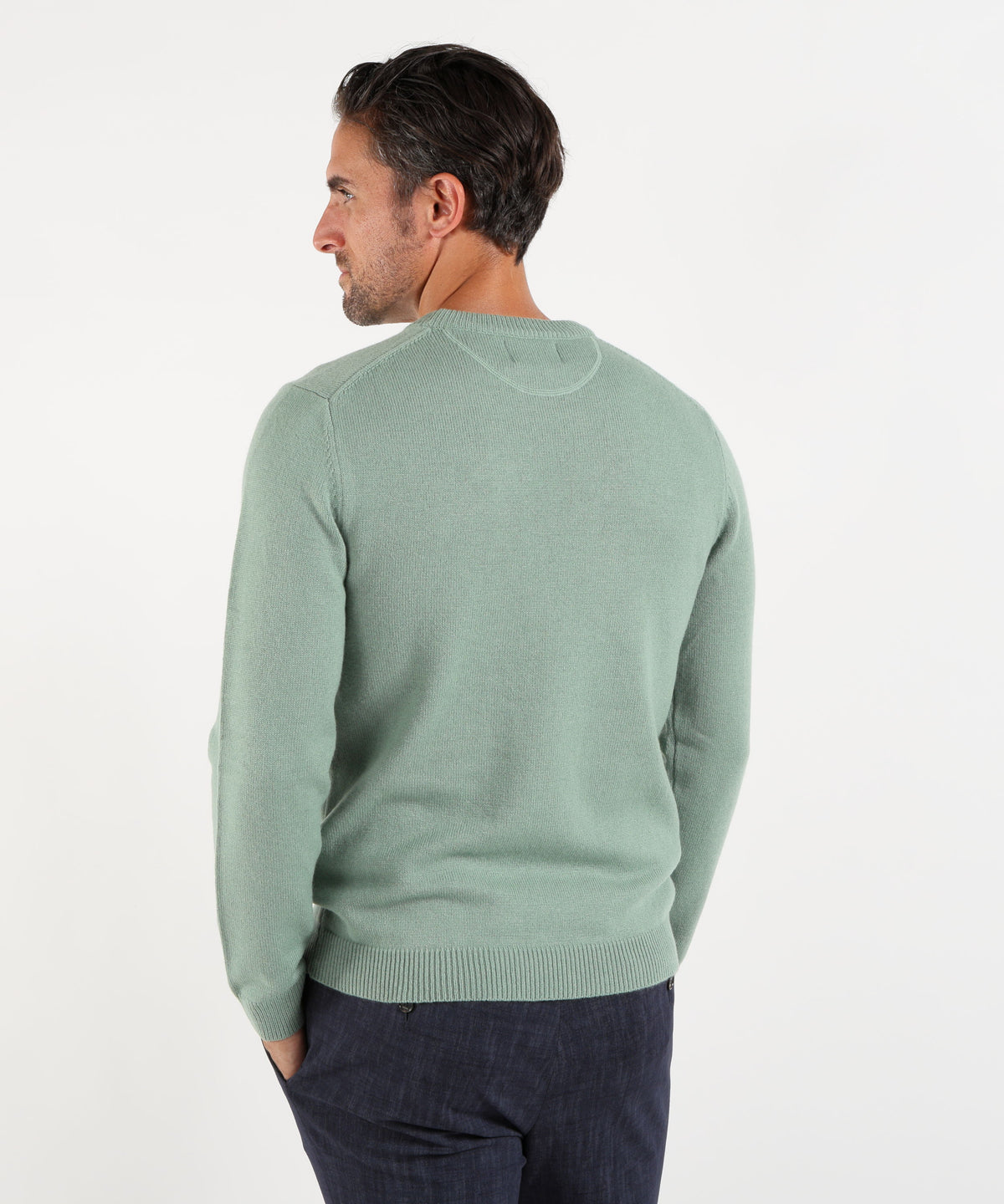 SUN 68 Maglia girocollo in lana e cashmere