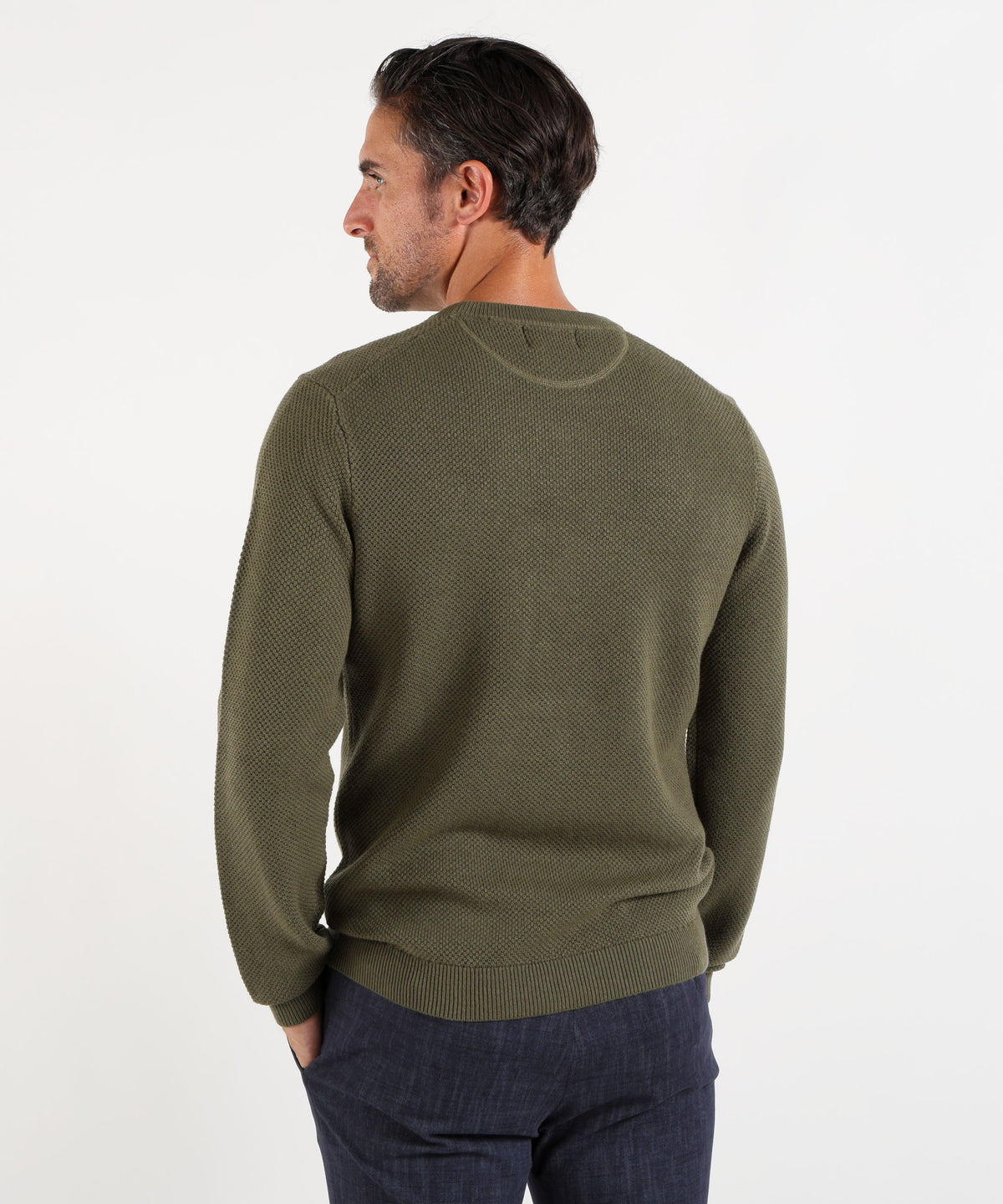 Maglie SUN 68 Maglia girocollo in lana e cotone Militare | SUN 68