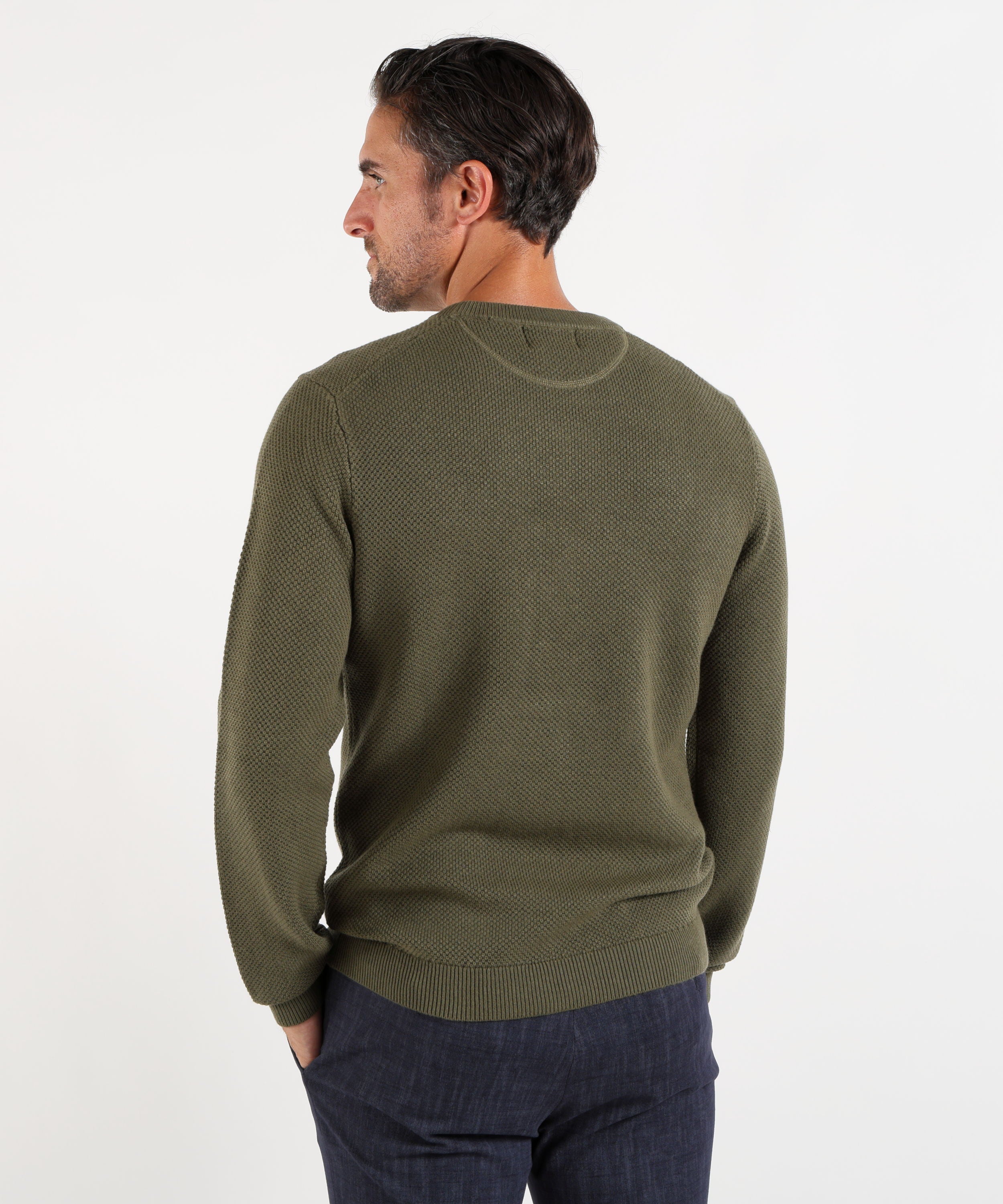 Maglie SUN 68 Maglia girocollo in lana e cotone Militare | SUN 68