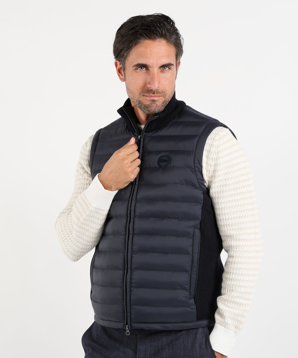 COLMAR Gilet con inserti in maglia