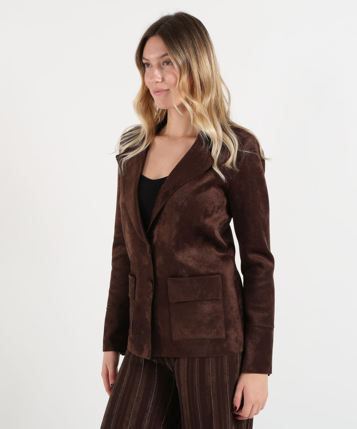 D.EXTERIOR Blazer Monopetto Effetto Cavallino