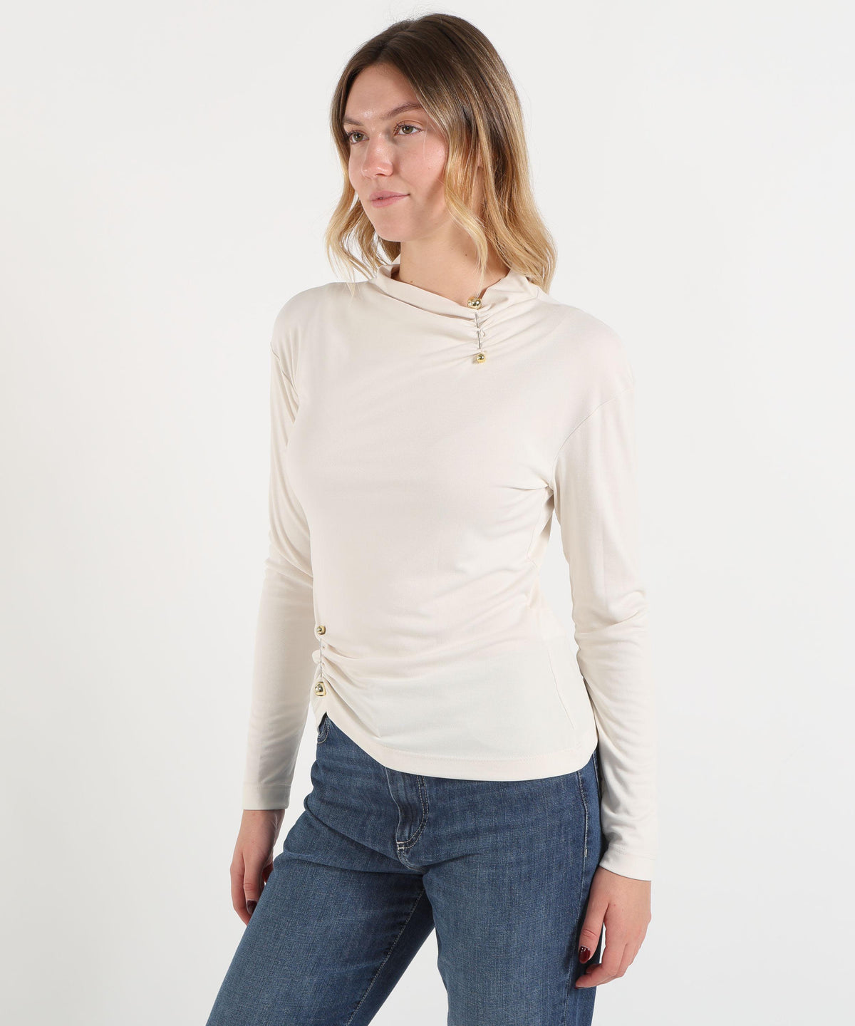 Top SILENCE LIMITED twin orbs Latte | SILENCE LIMITED