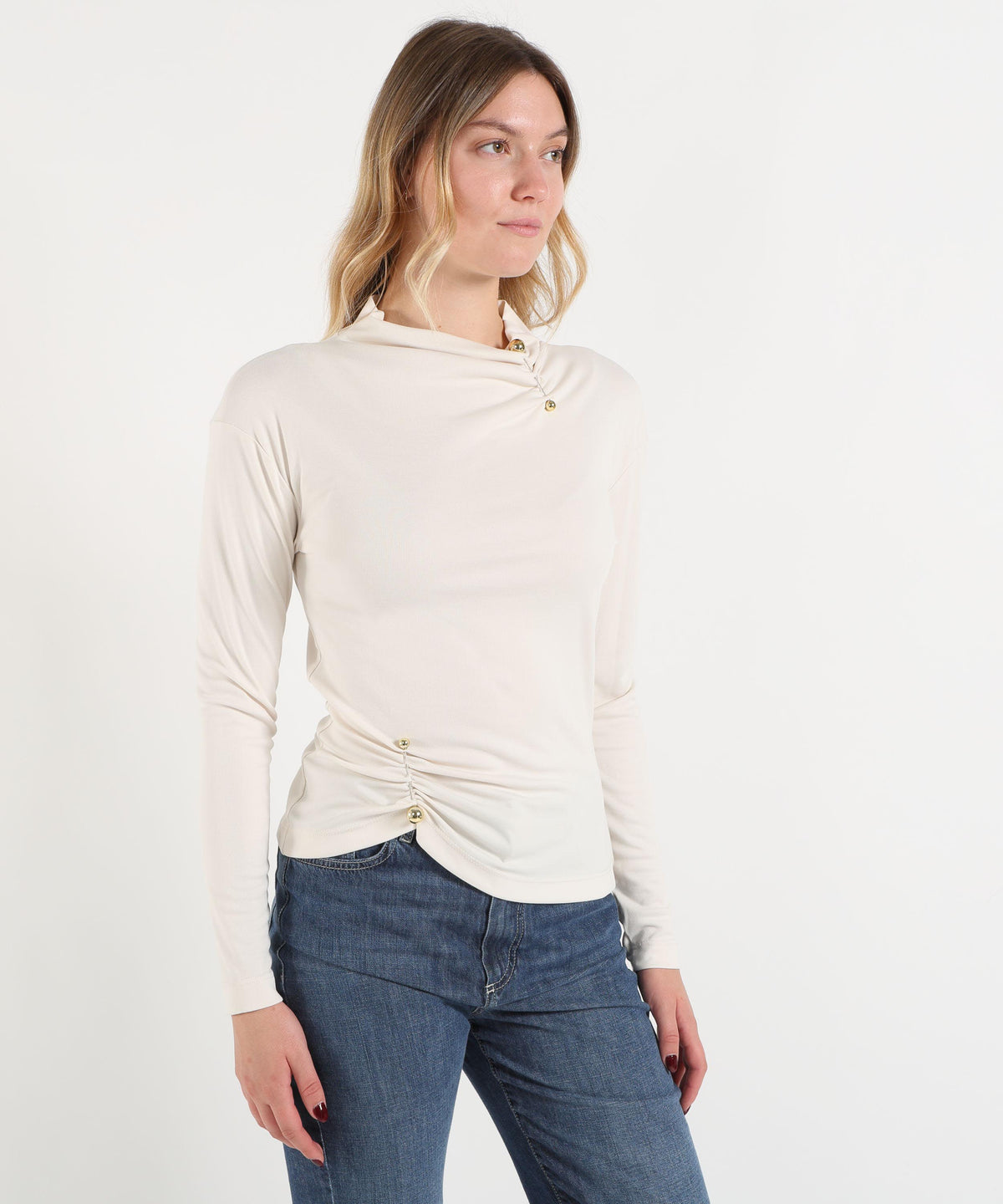 Top SILENCE LIMITED twin orbs Latte | SILENCE LIMITED