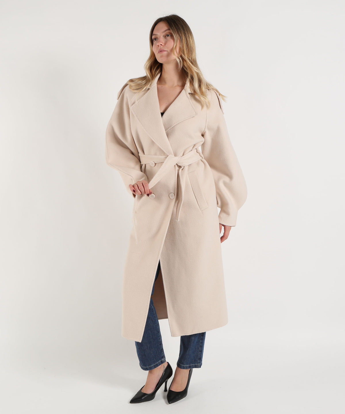 SILENCE LIMITED balloon coat
