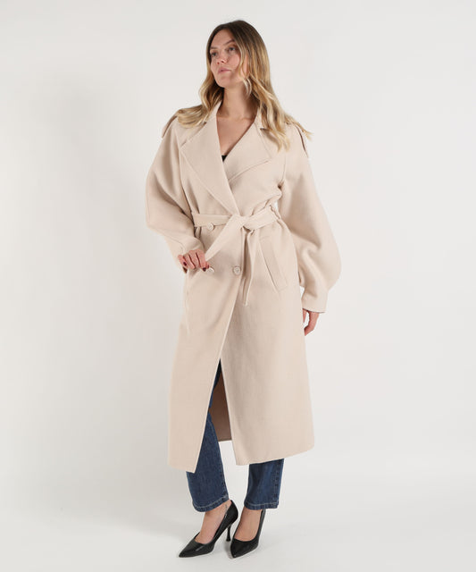 Cappotti SILENCE LIMITED balloon coat Crema | SILENCE LIMITED