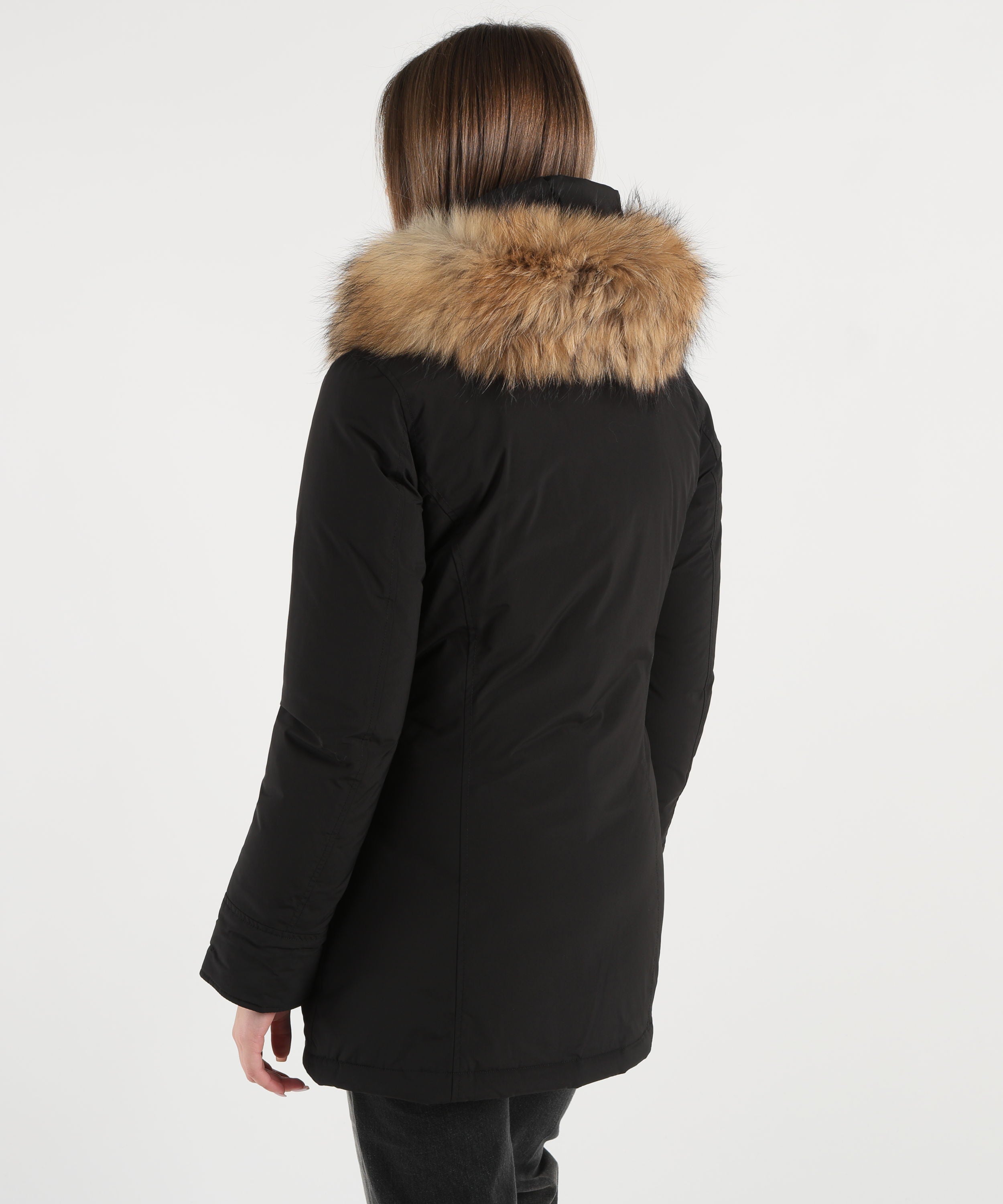 Parka WOOLRICH luxury arctic racoon Nero | WOOLRICH
