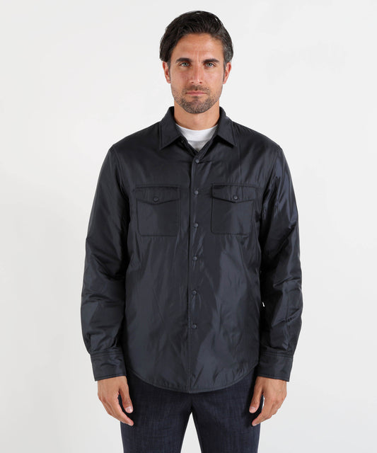 Camicie ASPESI Overshirt Aspesi in nylon Navy | ASPESI