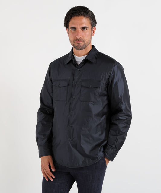 Camicie ASPESI Overshirt Aspesi in nylon Navy | ASPESI