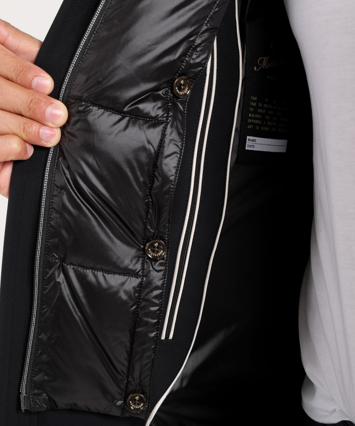 Puffer jackets MONTECORE Navy | MONTECORE
