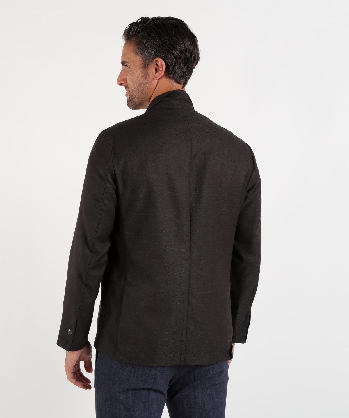 BARBA Men’s Two-Button Travel Blazer
