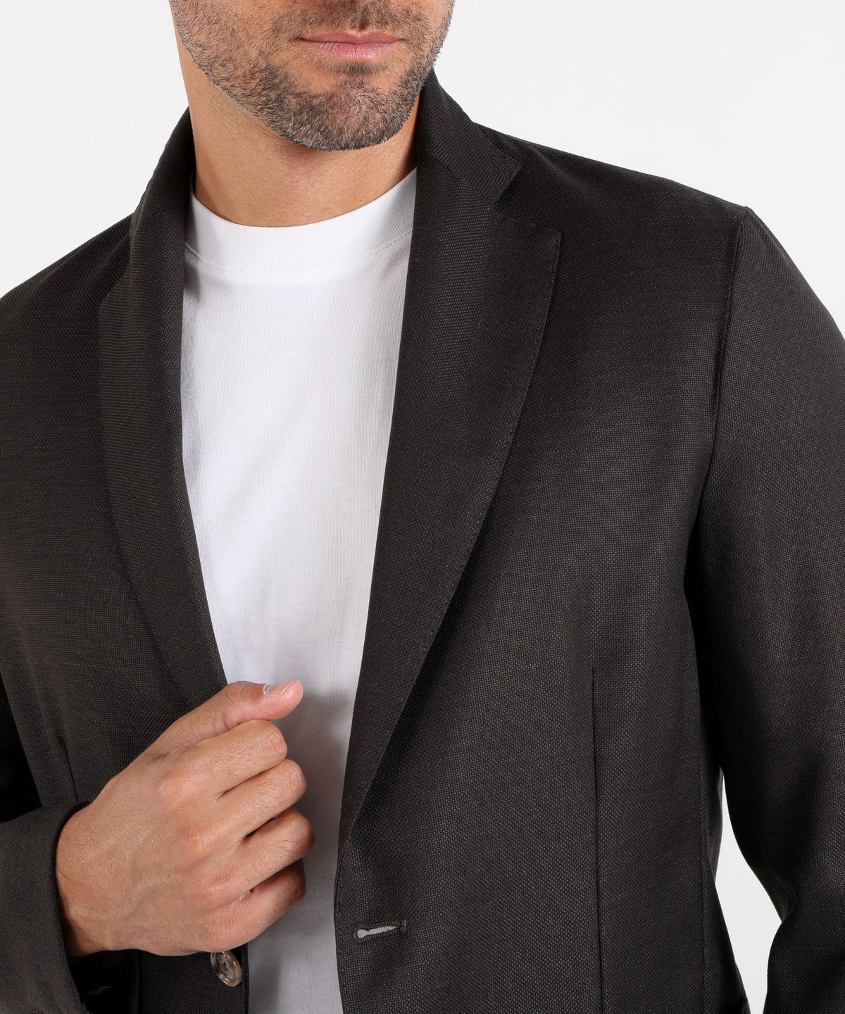 BARBA Men’s Two-Button Travel Blazer