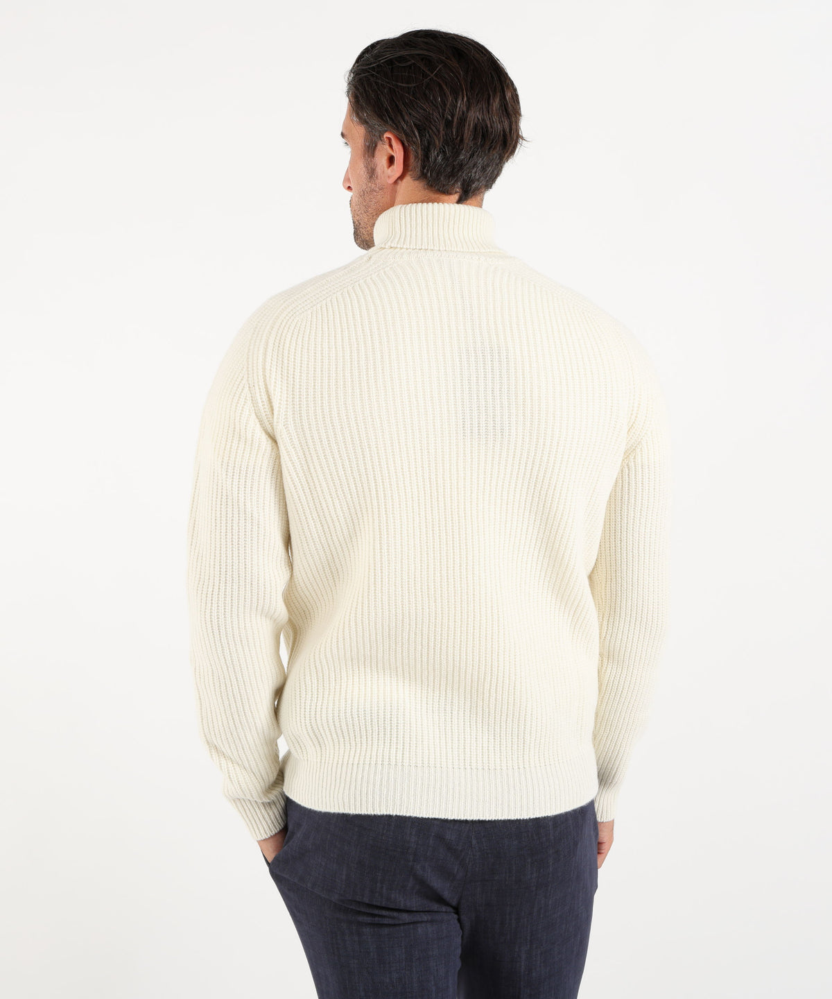 Maglie CRUNA Maglia dolcevita in lana vanisè Burro | CRUNA