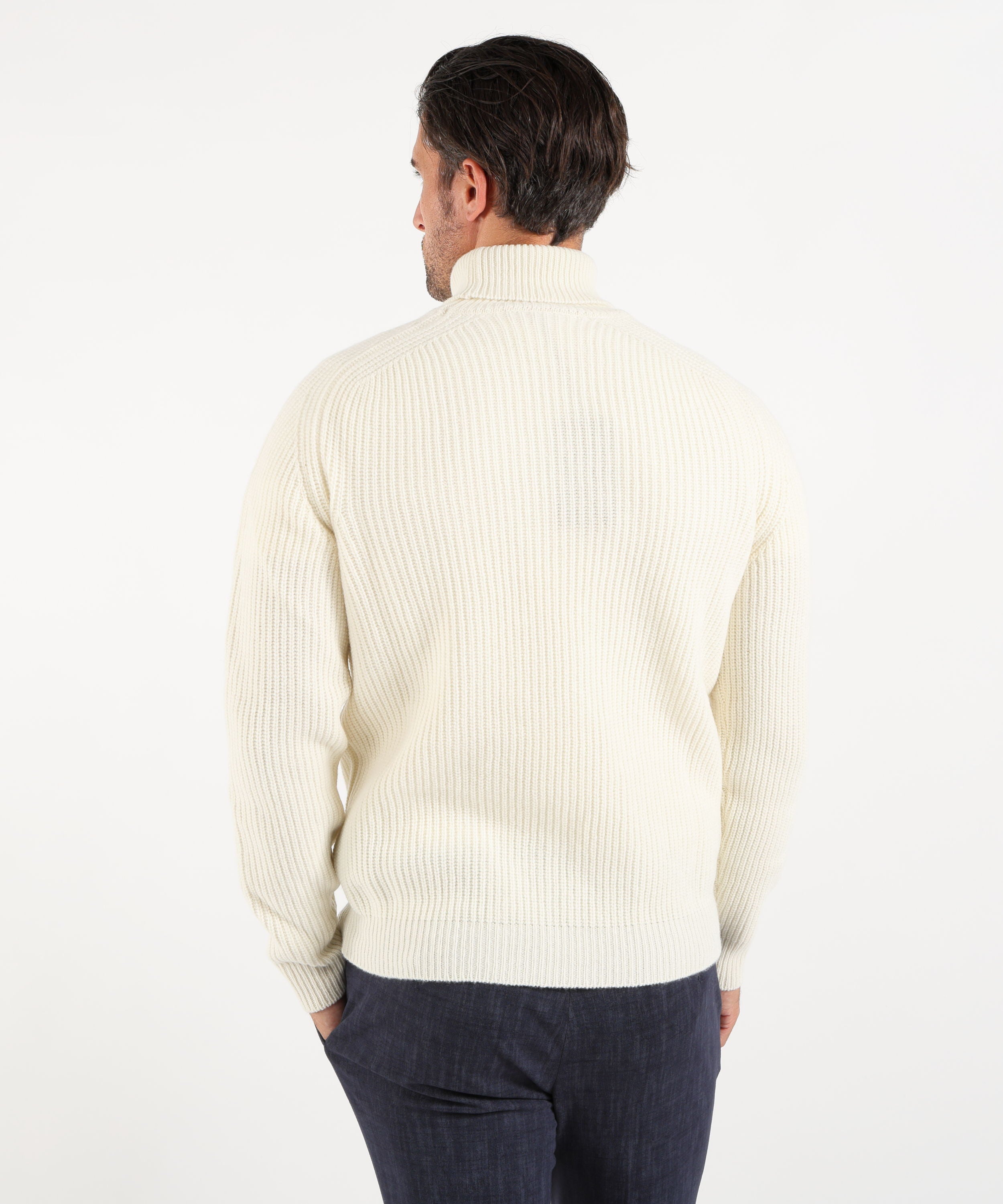 Maglie CRUNA Maglia dolcevita in lana vanisè Burro | CRUNA
