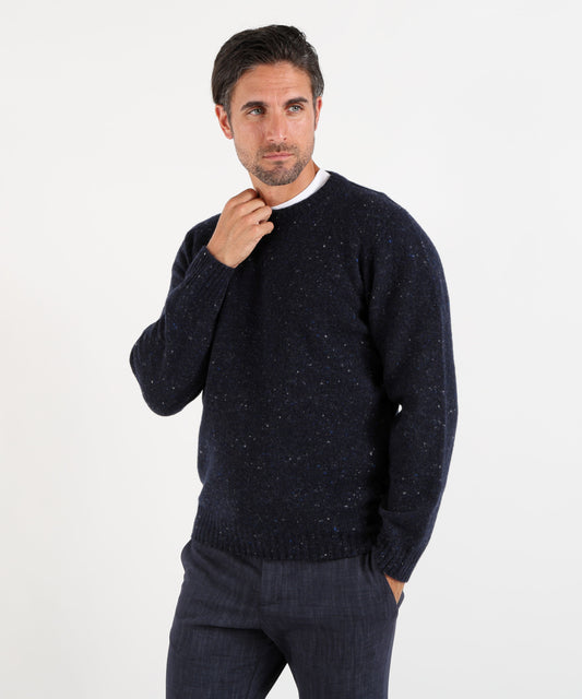 Maglie DRUMOHR Maglia girocollo in lana Navy | DRUMOHR