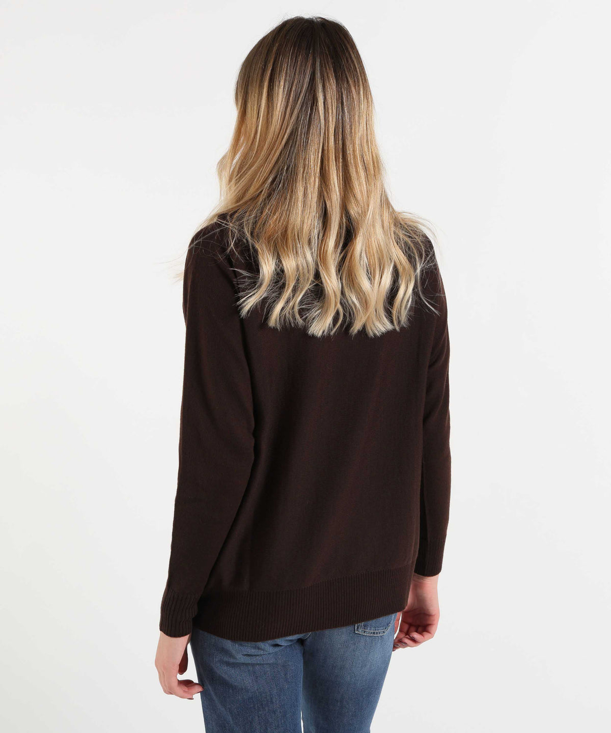 D.EXTERIOR Soft Sweater with Funnel Neck