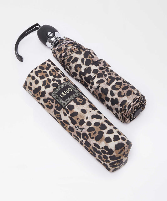 LIUJO SOFT Small printed nylon umbrella